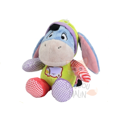  eeyore the  donkey soft toy red purple green 25 cm 
